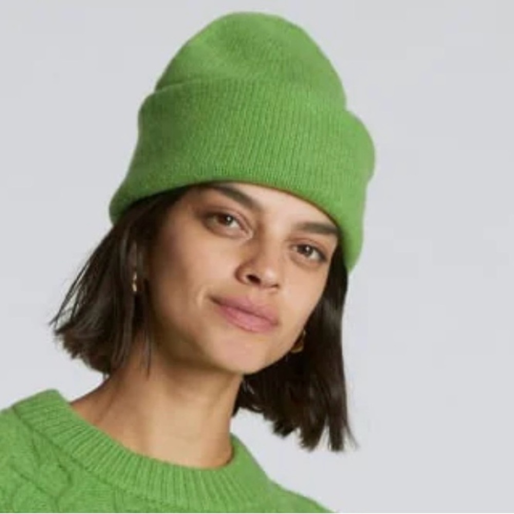 Everlane Green Knit Beanie